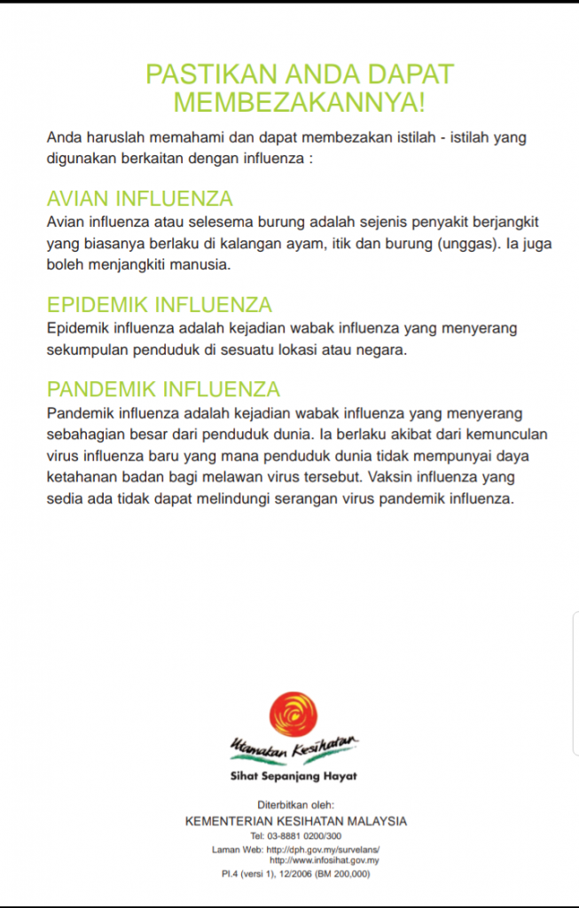 Ini Perbezaan Influenza Dengan Selsema Biasa. 9 Perkara 