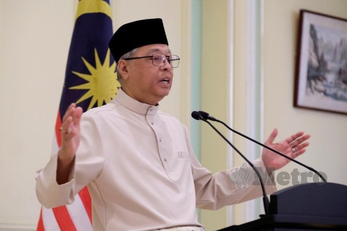 Ismail Sabri Yaakob pada sidang media harian.